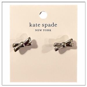 Kate Spade Silver Bow Studs